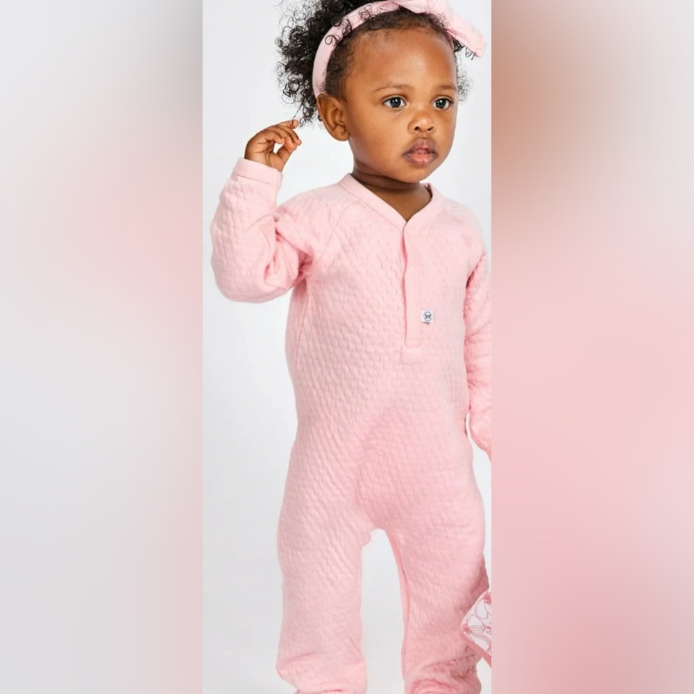Honest Baby Organic Cotton Matelasse One-Piece| 100% Organic|6-9 Months